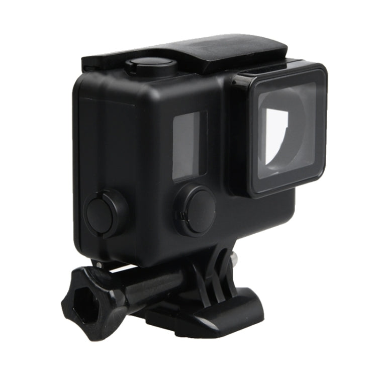 For GoPro HERO4 ABS Skeleton Housing Protective Case Cover with Buckle Basic Mount & Lead Screw by bashfashion