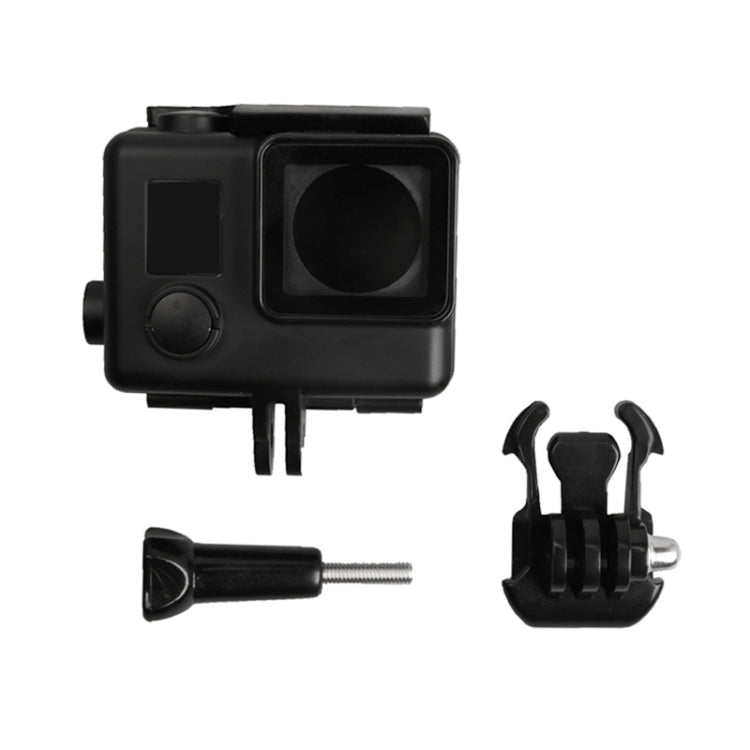 For GoPro HERO4 ABS Skeleton Housing Protective Case Cover with Buckle Basic Mount & Lead Screw by bashfashion