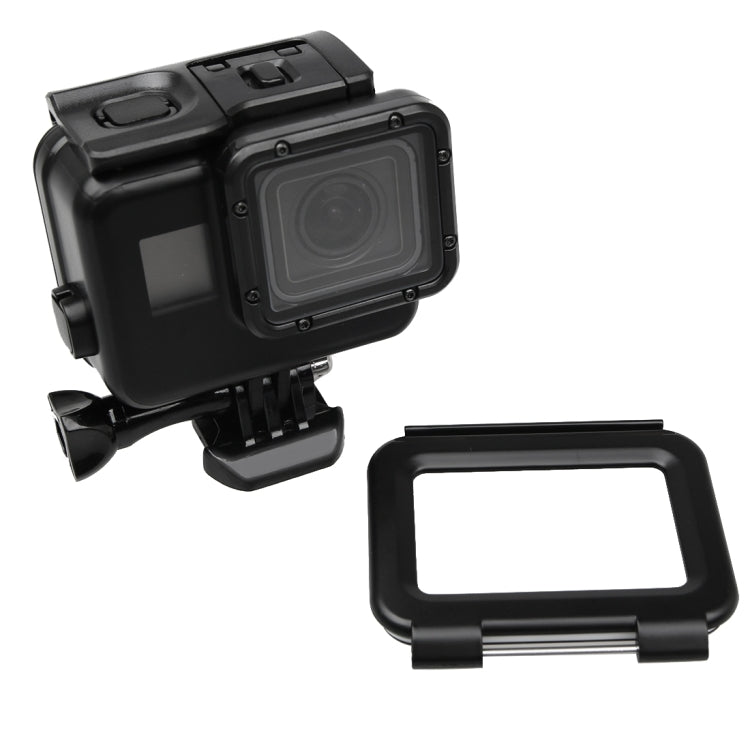 2 in 1 for GoPro HERO5 Touch Screen Back Cover + 45m Waterproof Housing Protective Case(No Need to Disassemble Lens When Installed) with Buckle Basic Mount & Lead Screw(Black) by bashfashion