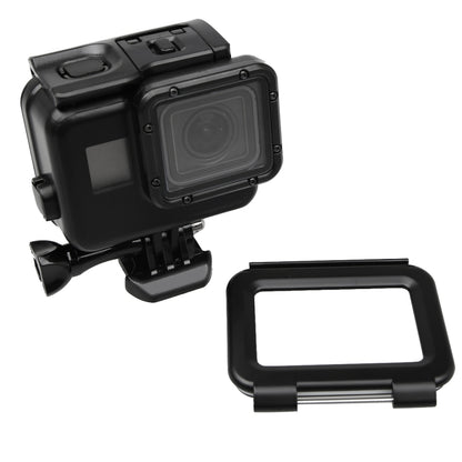 2 in 1 for GoPro HERO5 Touch Screen Back Cover + 45m Waterproof Housing Protective Case(No Need to Disassemble Lens When Installed) with Buckle Basic Mount & Lead Screw(Black) by bashfashion