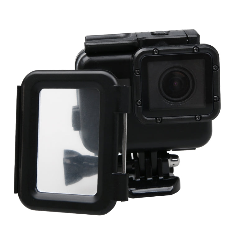 2 in 1 for GoPro HERO6 /5 Touch Screen Back Cover + 45m Waterproof Housing Protective Case(Need to Disassemble Lens When Installed) with Buckle Basic Mount & Lead Screw(Black) by bashfashion