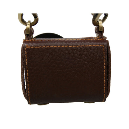 For GoPro HERO4 Litchi Texture Genuine Leather Protective Case with Sling(Brown) by bashfashion