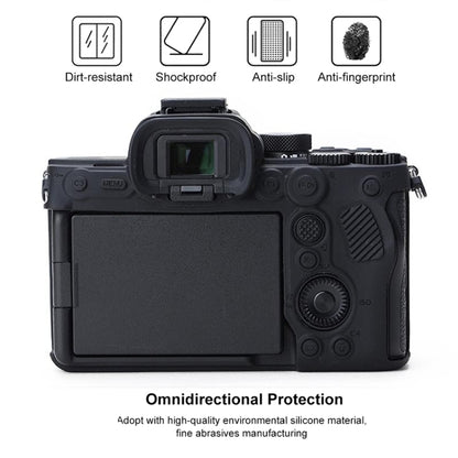 Soft Silicone Protective Case for Sony A7 IV (Black) by bashfashion