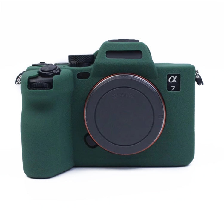 Soft Silicone Protective Case for Sony A7 IV (Green) by bashfashion