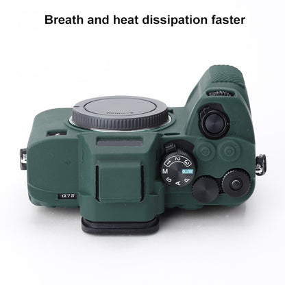 Soft Silicone Protective Case for Sony A7 IV (Green) by bashfashion