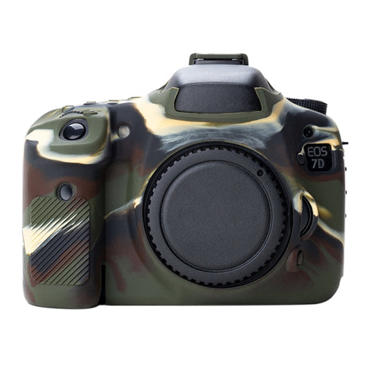 Soft Silicone Protective Case for Canon EOS 7D (Camouflage) by bashfashion