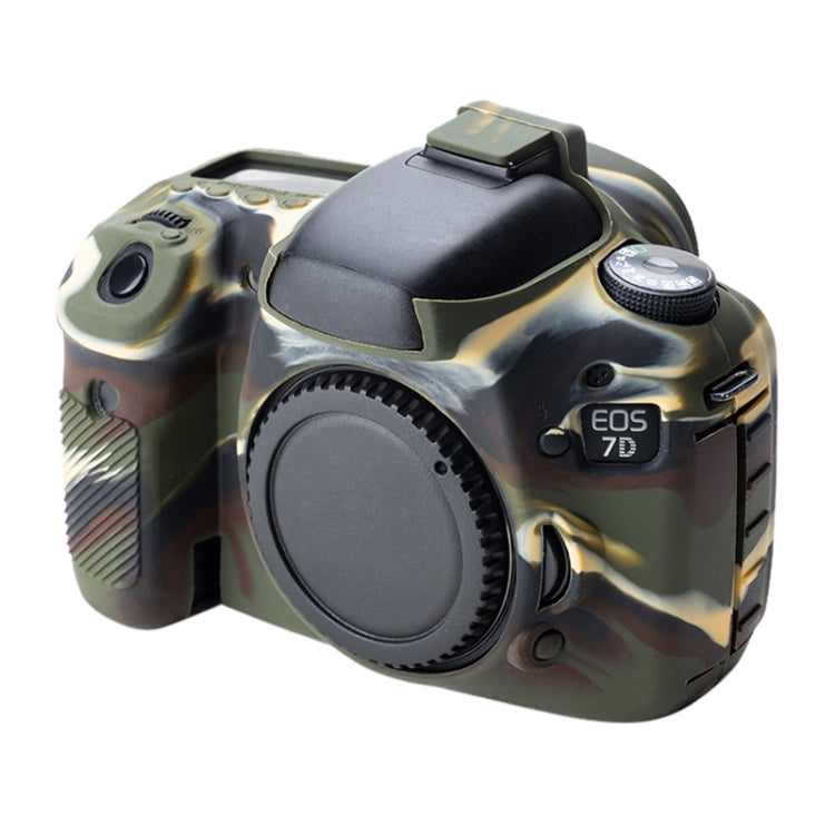 Soft Silicone Protective Case for Canon EOS 7D (Camouflage) by bashfashion