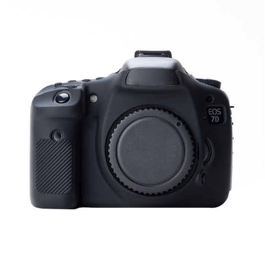 Soft Silicone Protective Case for Canon EOS 7D (Black) by bashfashion