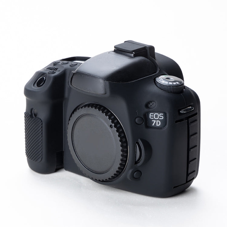 Soft Silicone Protective Case for Canon EOS 7D (Black) by bashfashion