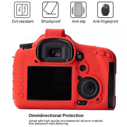 Soft Silicone Protective Case for Canon EOS 7D (Red) by bashfashion