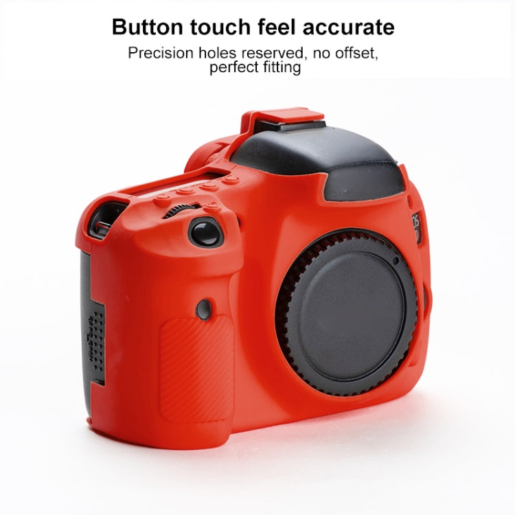 Soft Silicone Protective Case for Canon EOS 7D (Red) by bashfashion