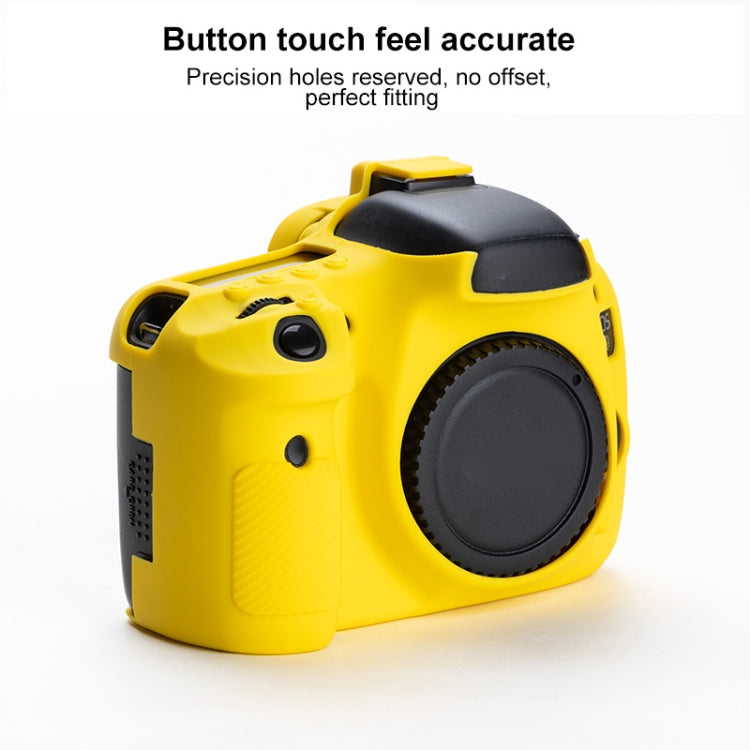 Soft Silicone Protective Case for Canon EOS 7D (Yellow) by bashfashion