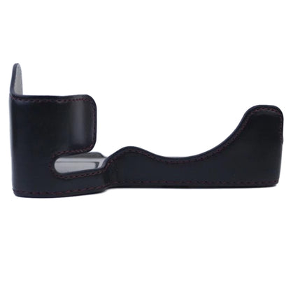 1/4 inch Thread PU Leather Camera Half Case Base for Sony A7 IV (Black) by bashfashion