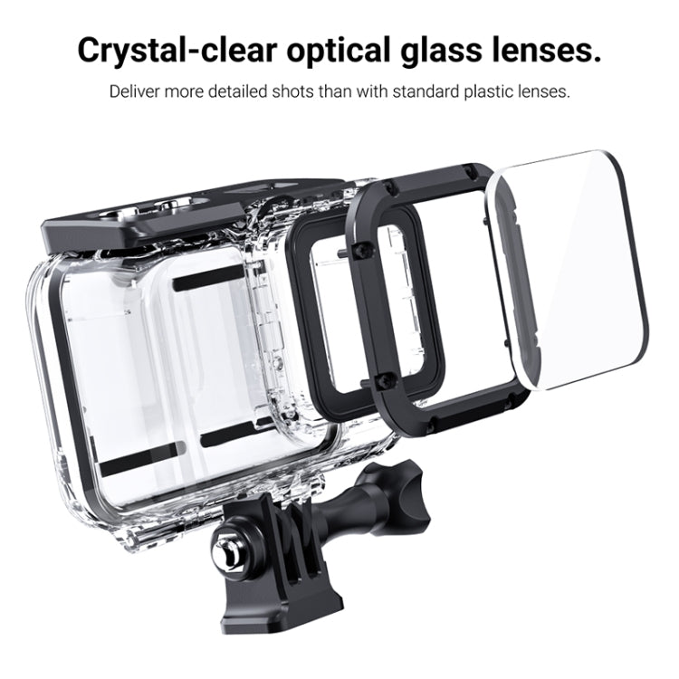 60m Underwater Depth Diving Case Waterproof Camera Housing for Insta360 One RS 4K by bashfashion