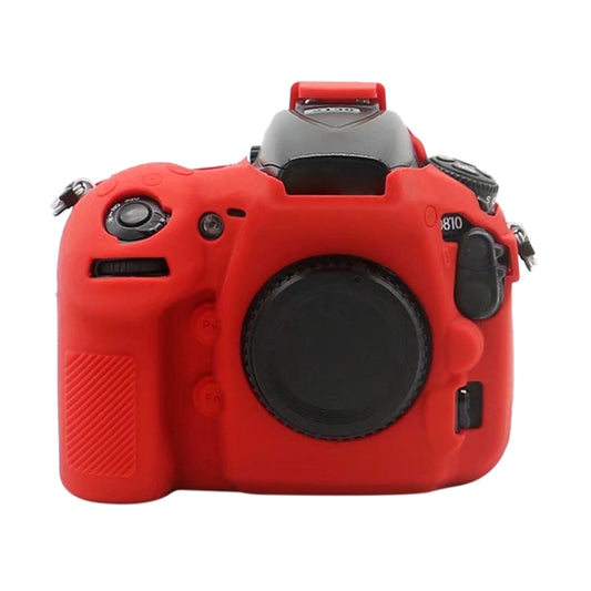 Soft Silicone Protective Case for Nikon D810 (Red) by bashfashion