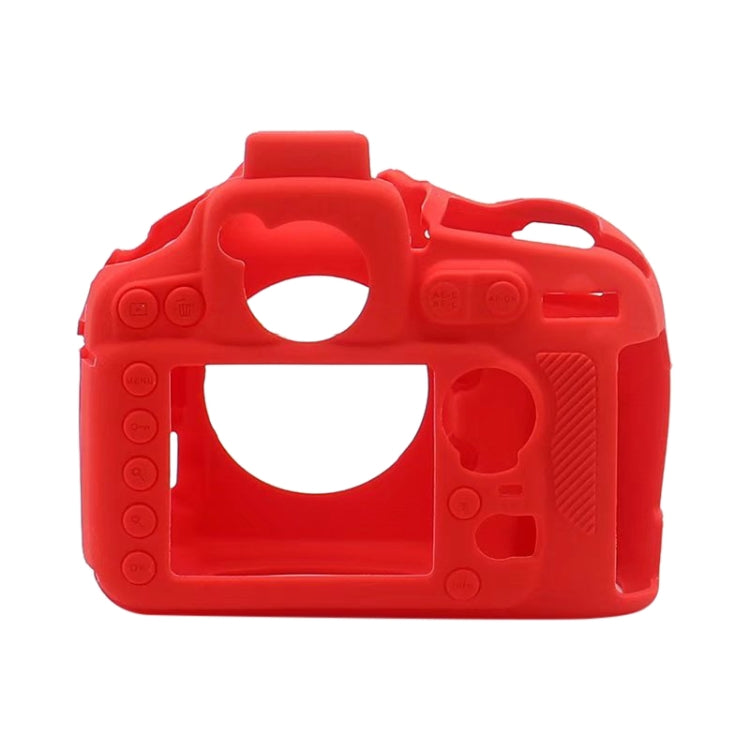 Soft Silicone Protective Case for Nikon D810 (Red) by bashfashion