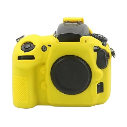 Soft Silicone Protective Case for Nikon D810 (Yellow) by bashfashion