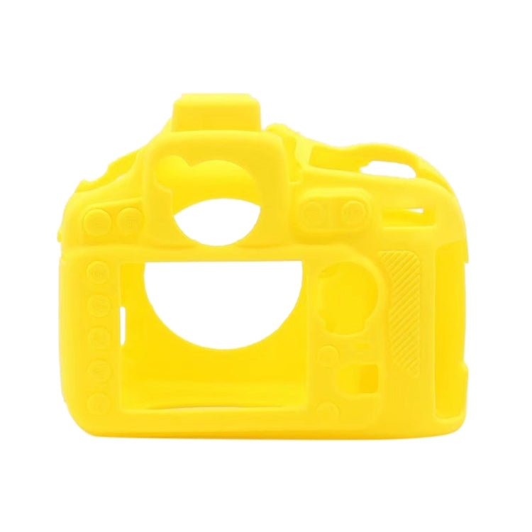 Soft Silicone Protective Case for Nikon D810 (Yellow) by bashfashion