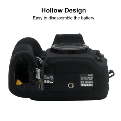 Soft Silicone Protective Case for Nikon D810 (Black) by bashfashion