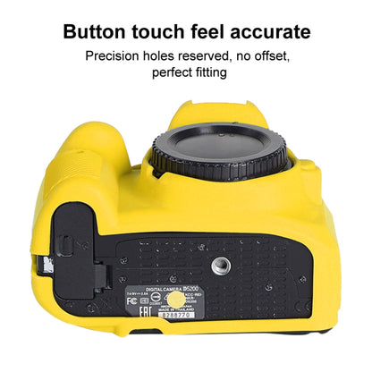 Soft Silicone Protective Case for Nikon D5200 (Yellow) by bashfashion