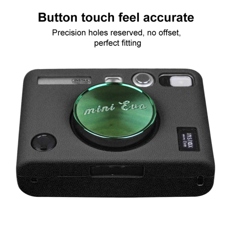 Soft Silicone Protective Case for FUJIFILM instax mini Evo (Black) by bashfashion