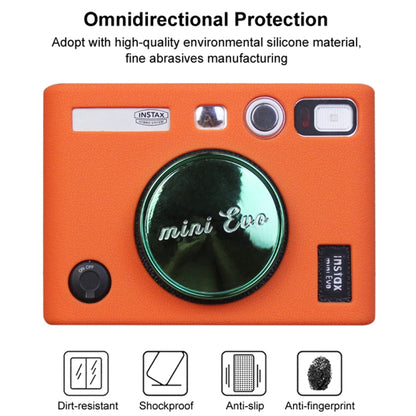 Soft Silicone Protective Case for FUJIFILM instax mini Evo (Orange) by bashfashion