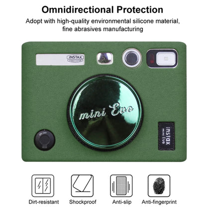 Soft Silicone Protective Case for FUJIFILM instax mini Evo (Green) by bashfashion