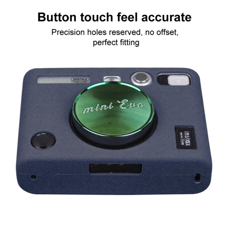 Soft Silicone Protective Case for FUJIFILM instax mini Evo (Blue) by bashfashion