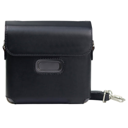 For FUJIFILM instax Link WIDE Full Body PU Leather Case Bag with Strap(Black) by bashfashion