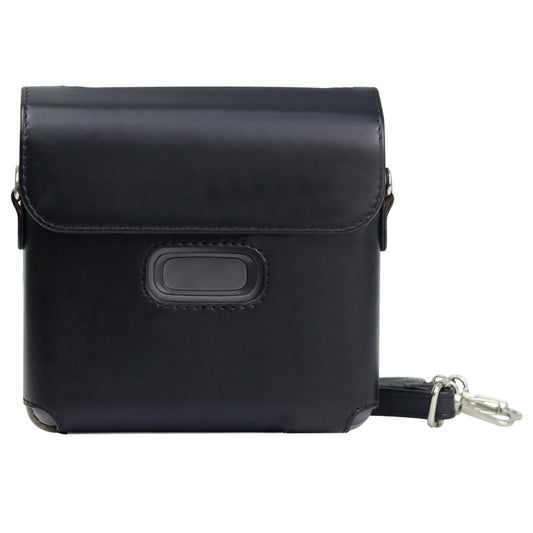 For FUJIFILM instax Link WIDE Full Body PU Leather Case Bag with Strap(Black) by bashfashion