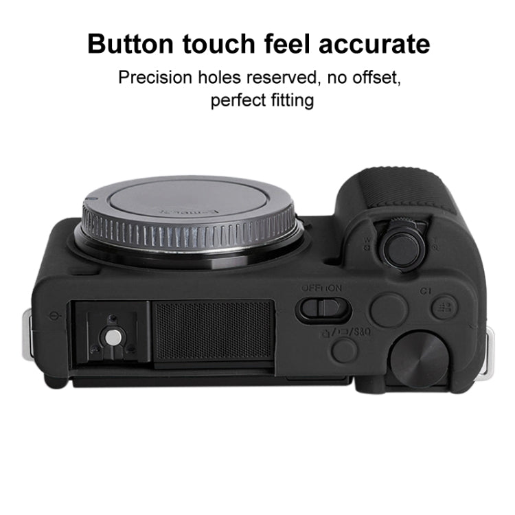 For Sony ZV-E10 Soft Silicone Protective Case (Black) by bashfashion