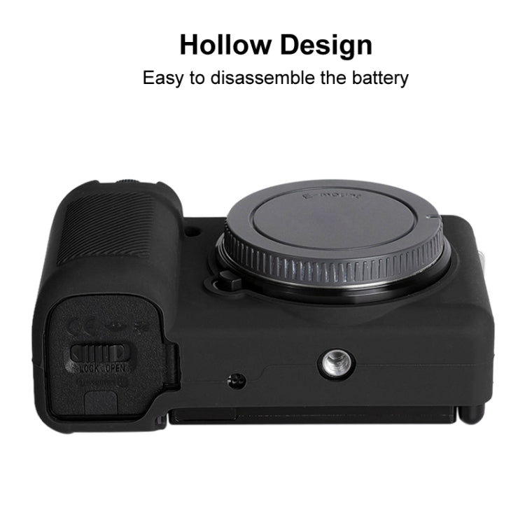 For Sony ZV-E10 Soft Silicone Protective Case (Black) by bashfashion