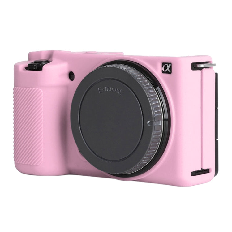 For Sony ZV-E10 Soft Silicone Protective Case (Pink) by bashfashion