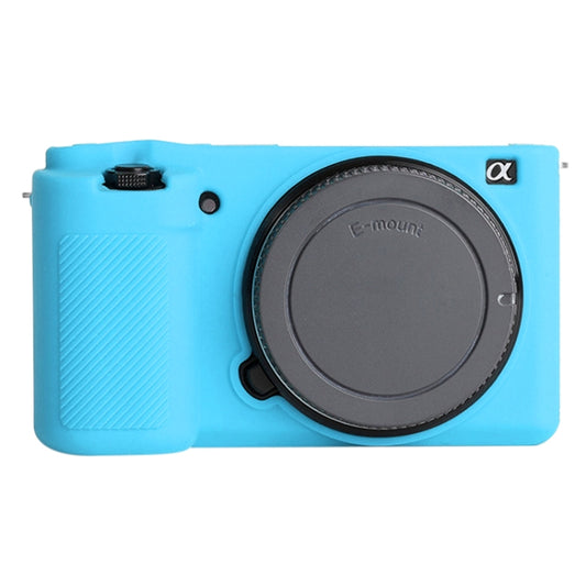 For Sony ZV-E10 Soft Silicone Protective Case (Blue) by bashfashion