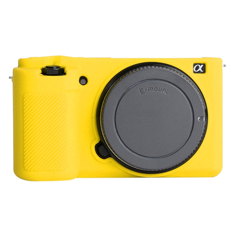 For Sony ZV-E10 Soft Silicone Protective Case (Yellow) by bashfashion