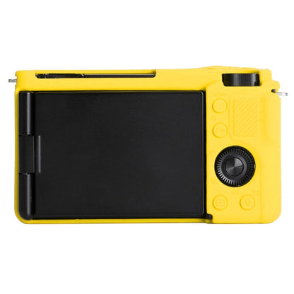 For Sony ZV-E10 Soft Silicone Protective Case (Yellow) by bashfashion