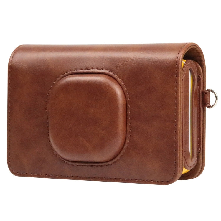 For Kodak Mini Shot2 C210 instax Full Body Camera PU Leather Case Bag with Strap(Brown) by bashfashion