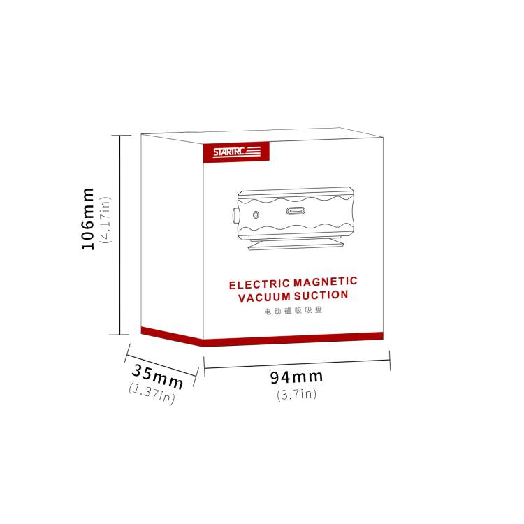 STARTRC Universal Electric Magnetic Suction Cup Mount (Black) by STARTRC