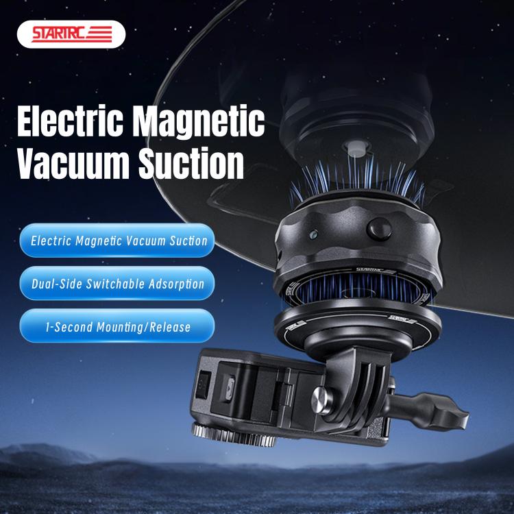 STARTRC Universal Electric Magnetic Suction Cup Mount (Black) by STARTRC