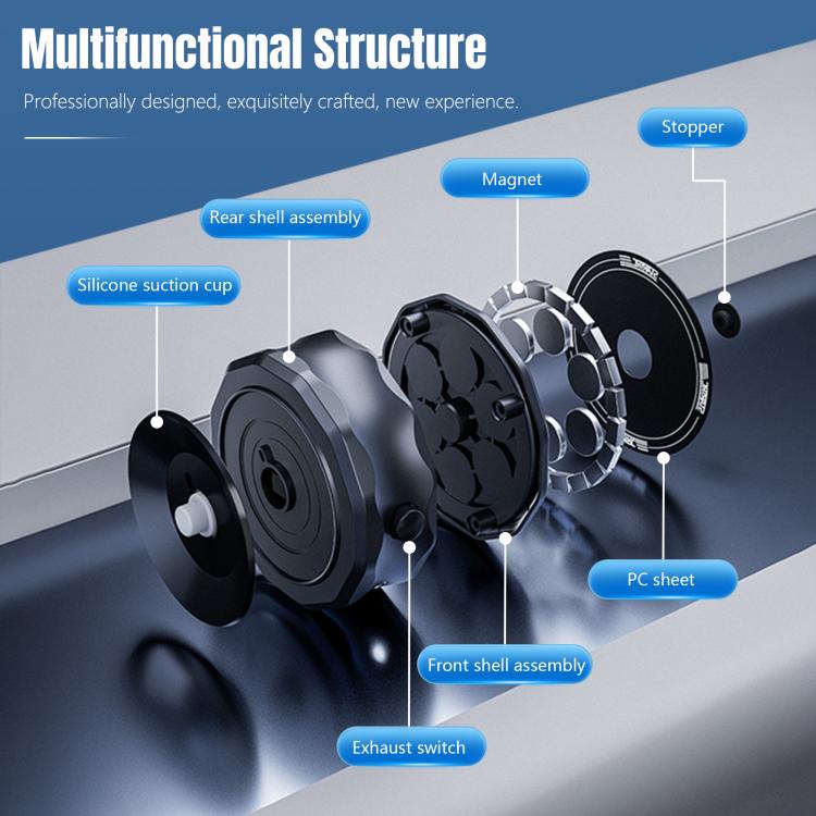 STARTRC Universal Electric Magnetic Suction Cup Mount (Black) by STARTRC
