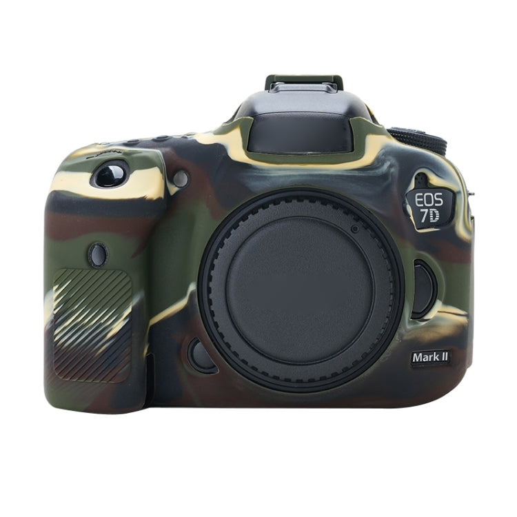 For Canon EOS 7D Mark II Soft Silicone Protective Case (Camouflage) by bashfashion