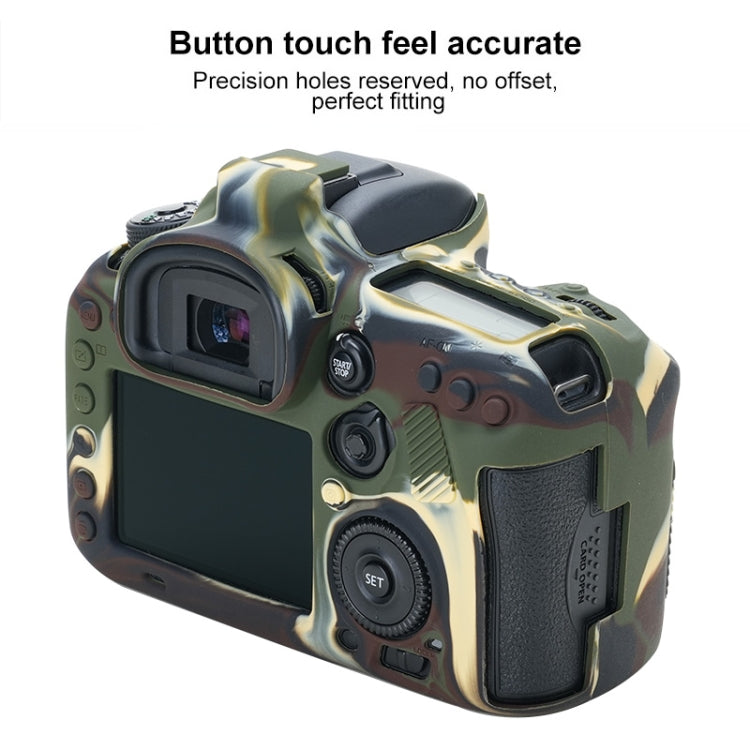 For Canon EOS 7D Mark II Soft Silicone Protective Case (Camouflage) by bashfashion