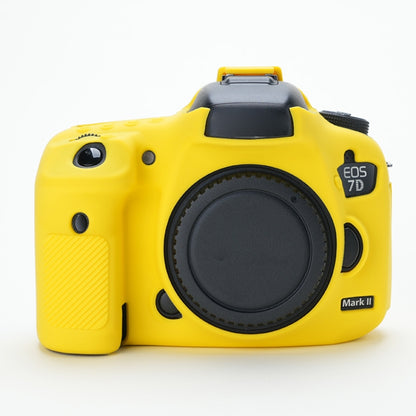 For Canon EOS 7D Mark II Soft Silicone Protective Case (Yellow) by bashfashion