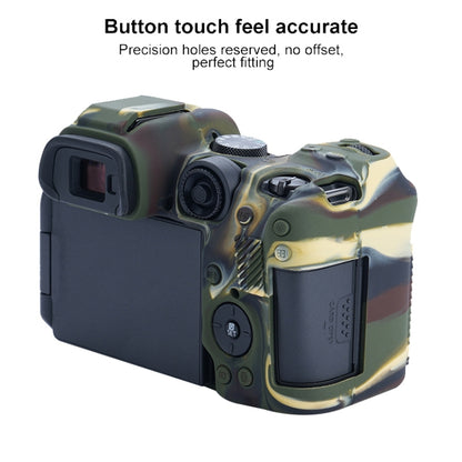 For Canon EOS R7 Soft Silicone Protective Case (Camouflage) by bashfashion