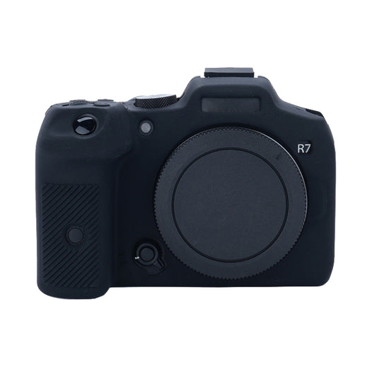 For Canon EOS R7 Soft Silicone Protective Case (Black) by bashfashion