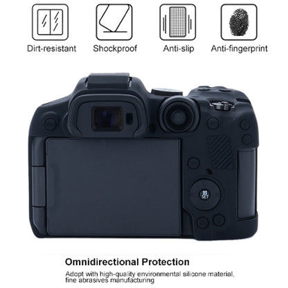 For Canon EOS R7 Soft Silicone Protective Case (Black) by bashfashion
