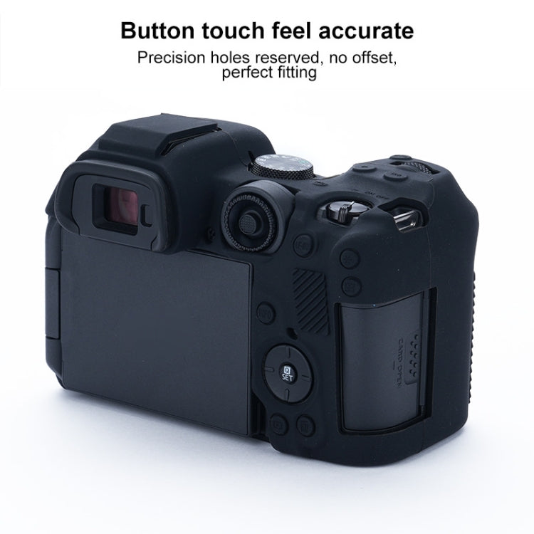 For Canon EOS R7 Soft Silicone Protective Case (Black) by bashfashion