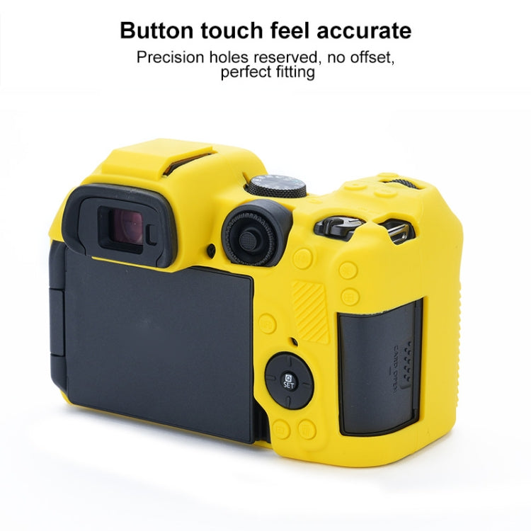 For Canon EOS R7 Soft Silicone Protective Case (Yellow) by bashfashion