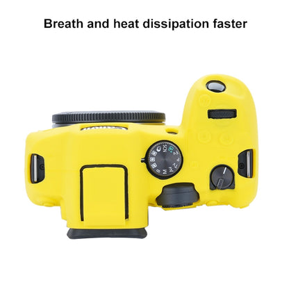 For Canon EOS R7 Soft Silicone Protective Case (Yellow) by bashfashion