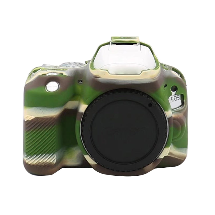 For Canon EOS 250D Soft Silicone Protective Case (Camouflage) by bashfashion